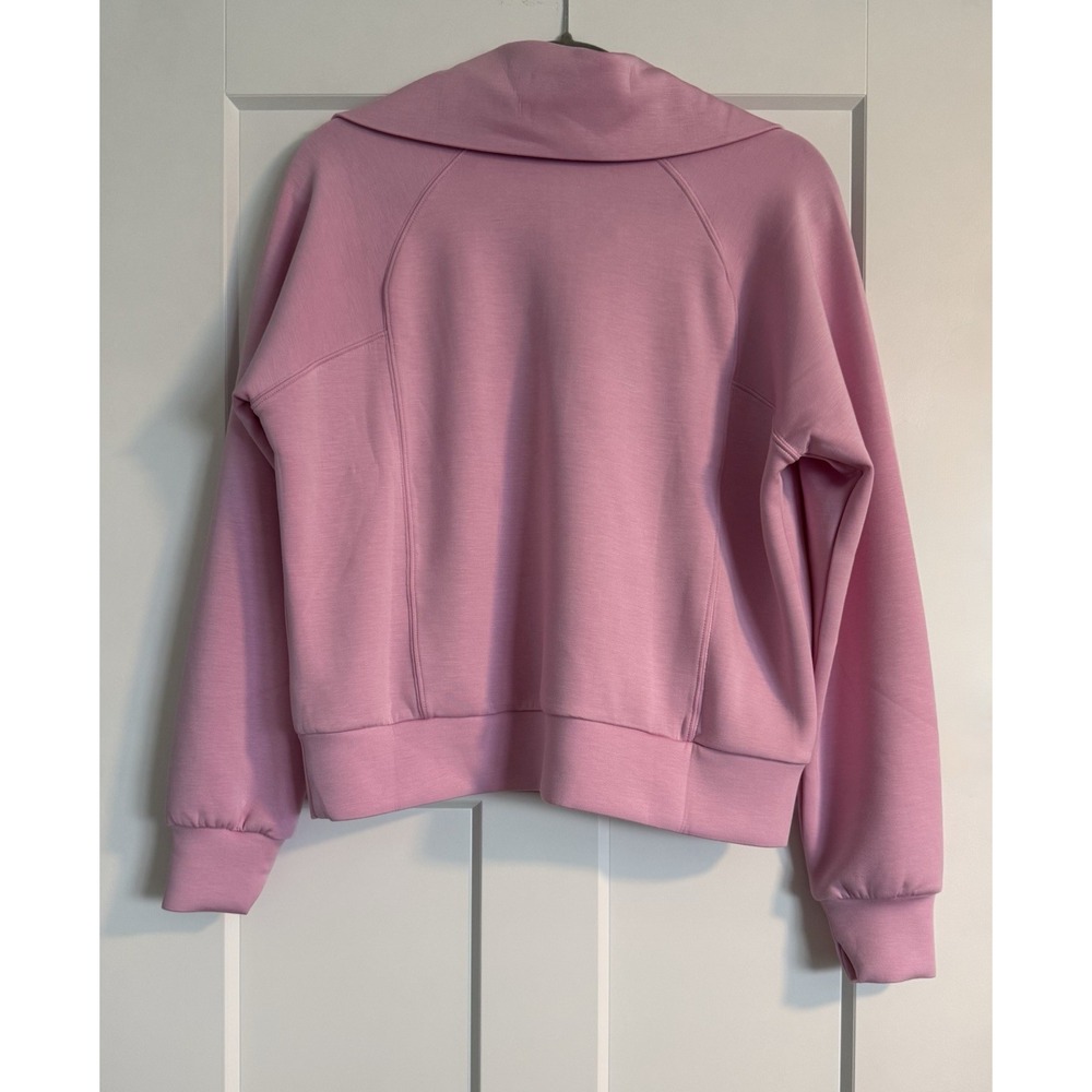 Spanx Air Essentials Half Zip Pullover Size Small Petite Pink Ultra Soft NWOT - Picture 2 of 11
